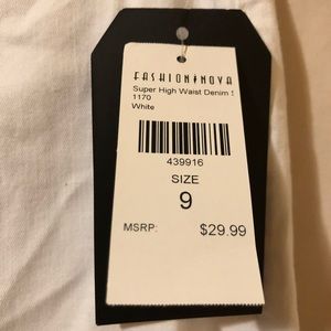 NEW Fashion Nova Super High Waist Denim Skinnies